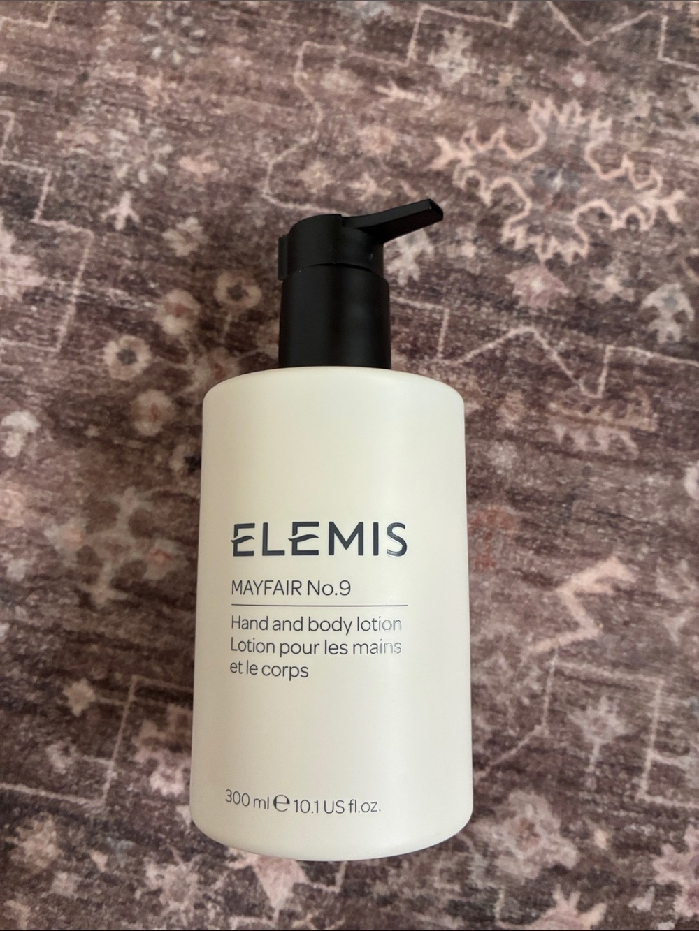 ELEMIS Mayfair No.9 Hand & Body Lotion - White Bottle with Black Pump